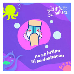 Huggies Little Swimmers swimpants worn by child show secure and comfortable fit.