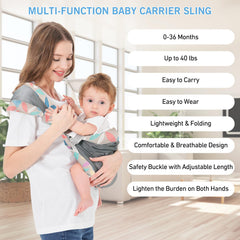Huifen breathable mesh fabric keeps baby and caregiver cool during use