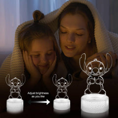 HUITANQIAN 3D Night Light USB cable enables flexible power options