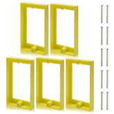 Huixhao HXH half-inch yellow 1-gang extender reduces outlet protrusion.