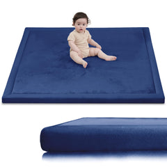 Huloo Sleep play mat with 50x50 memory foam cushioning for comfy playtime