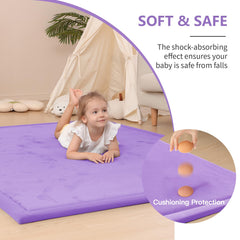 Water-repellent surface on Huloo Sleep mat makes spills easy to wipe away
