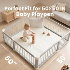 Huloo Sleep waterproof vegan leather surface in cream for easy cleanup after spills.