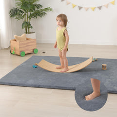 Huloo Sleep non-slip backing keeps mat steady on floors