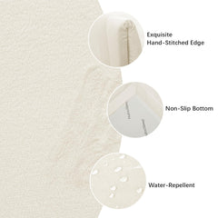 Huloo Sleep non-slip bottom keeps crawling mats securely in place during play