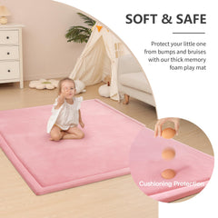 Huloo Sleep mat non-slip bottom detail ensuring secure play.
