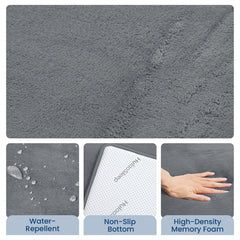 Non-slip backing on Huloo Sleep play mat keeps it in place.