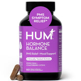 HUM Hormone Balance bottle with capsules for monthly support