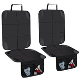 Husfunov car seat protector with thick padding for added comfort and upholstery protection.