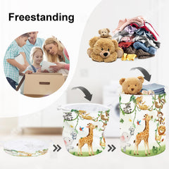 HUUMONSS 63 L large baby hamper for spacious nursery organization.