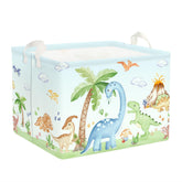 HUUMONSS dinosaurs baby laundry hamper in blue, 36L, ideal for quick room tidy-ups