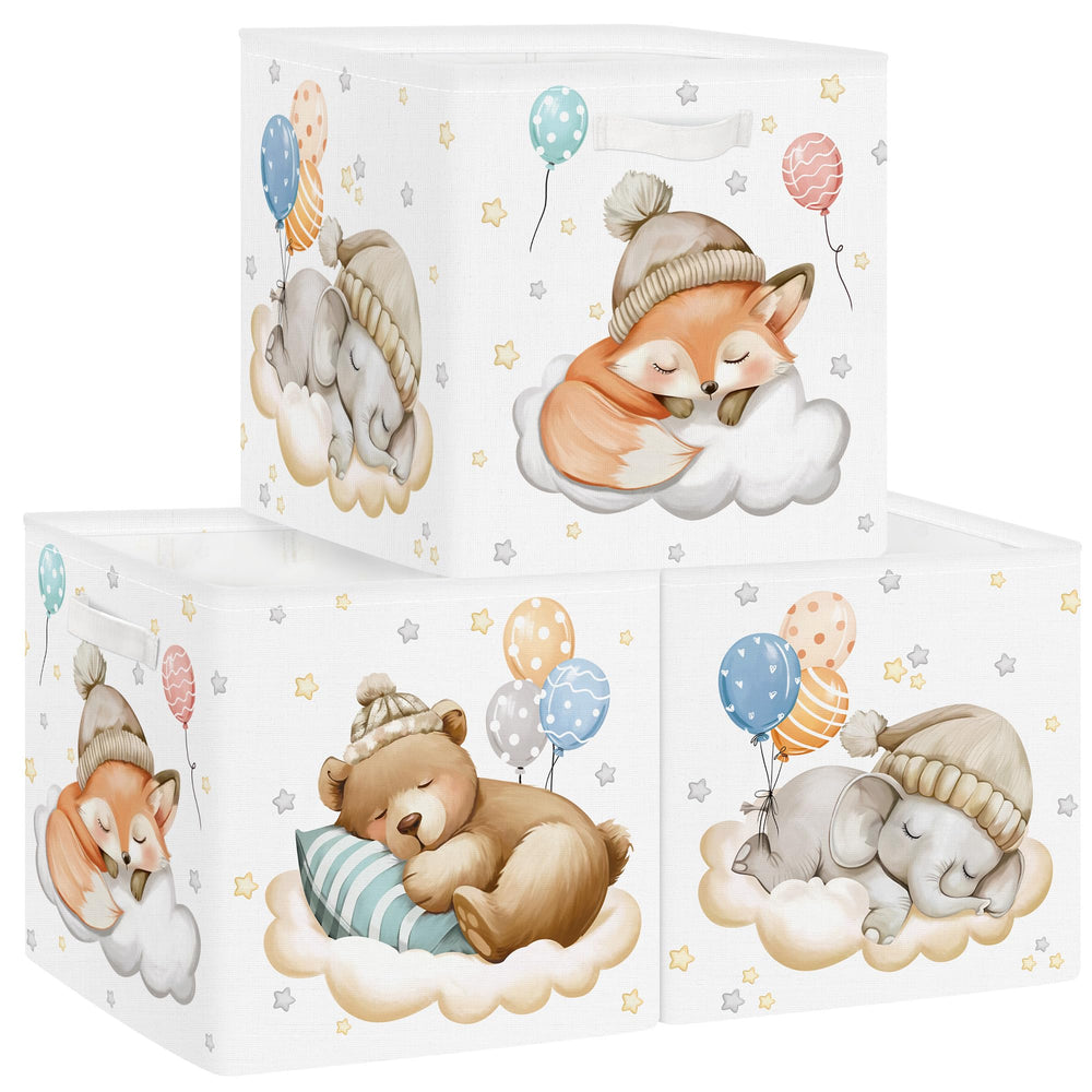 HUUMONSS bear cube storage for kids' room with playful bear design