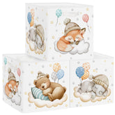 HUUMONSS bear cube storage for kids' room with playful bear design