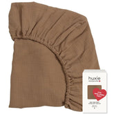Huxie mini crib sheet 24x38 fits standard mini cribs for secure sleep.