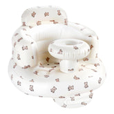 Hvygss inflatable baby seat with Bear Cub pattern for gentle, supported sitting.
