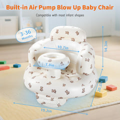 Hvygss inflatable seat shows built-in pump for quick setup and easy inflation.