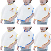 Hwieccogts full-coverage toddler bib protects clothes at meals.
