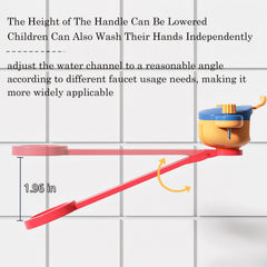 HyabDiop kid-friendly hand washing setup promotes hygiene without assistance.