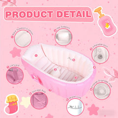 HyAdierTech foldable bathtub shown compactly for storage.