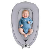 HychYAYA baby lounger with soft cotton surface for gentle newborn comfort.