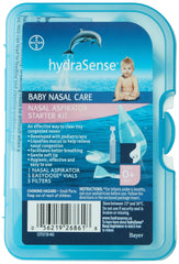 HydraSense aspirator nozzle enables soft suction for comfortable nasal relief.