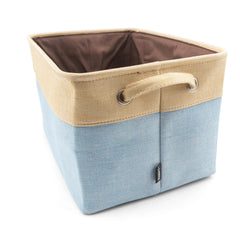 Hygge Plus storage bin interior view highlights roomy space for books or baby items.