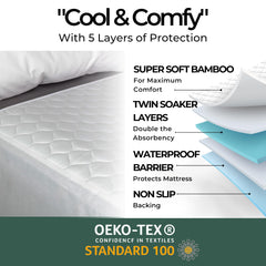 Hygge Sheets washable bed pad easy to change without changing sheets