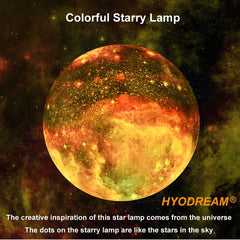 HYODREAM Moon Lamp touch-control panel enables easy color cycling and brightness adjustments
