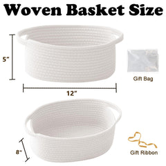 HZFTJOY gift bag and ribbon basket enhances gifting and keeps small items organized.