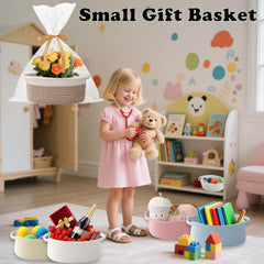HZFTJOY gift basket with gift bag and ribbon packaging adds a ready-to-gift look.