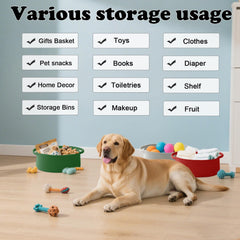 HZFTJOY multi-purpose storage basket ideal for living spaces