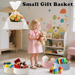 HZFTJOY multi-purpose storage basket keeps snacks and remotes neatly.