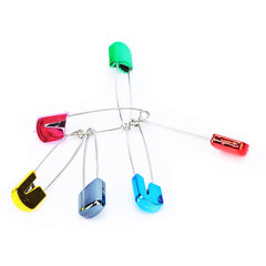 Hztyyier colored safety pins pack in bright hues for quick sorting and crafts