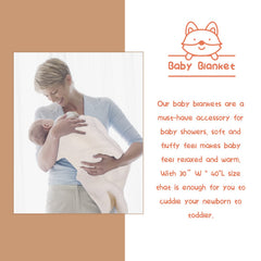iAOVUEBY fox security blanket with comforting texture for baby sensory play