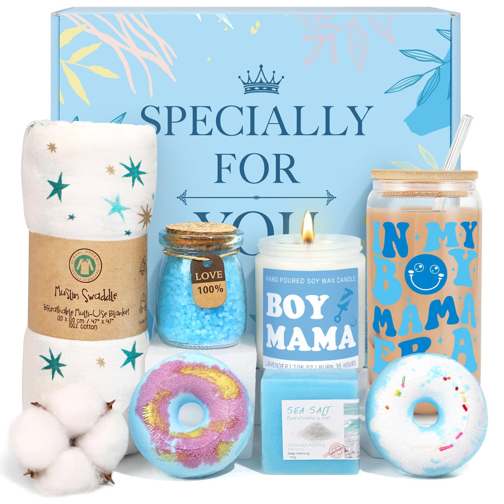iAOVUEBY new mom gift box with curated items for relaxation and pampering