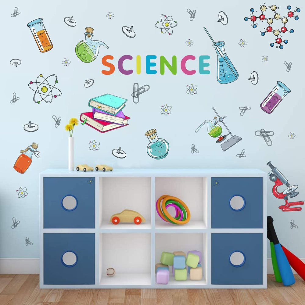 IARTTOP colorful science wall decal brighten classrooms and fuels curiosity