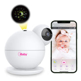 iBaby M8 2K video feed delivers crisp detail for real time monitoring
