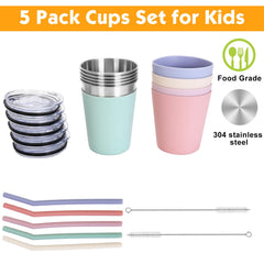 IBEIYO silicone straw set designed for gentle sipping and durability.