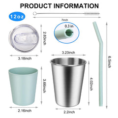 IBEIYO eco-friendly 304 stainless steel cup stands up to daily use.