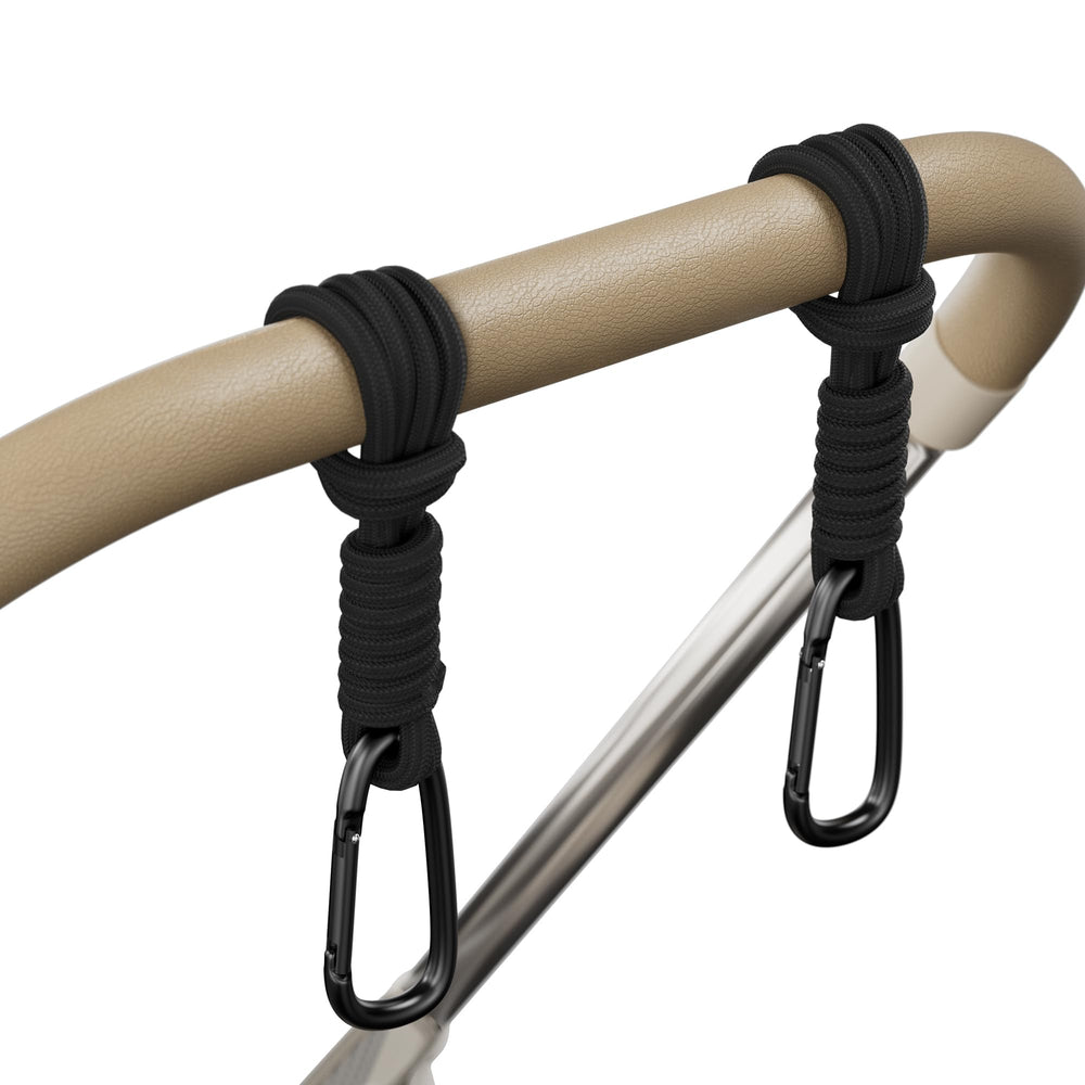 iBestgol baby stroller hooks on a handle clip keeps bags secure during strolls.