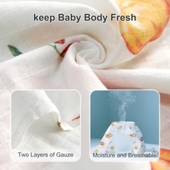 IBESTOPIA fall farm scene swaddle keeps baby comfy during day trips