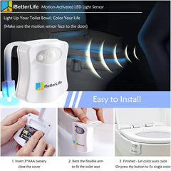Easy installation on any toilet with no tools required.