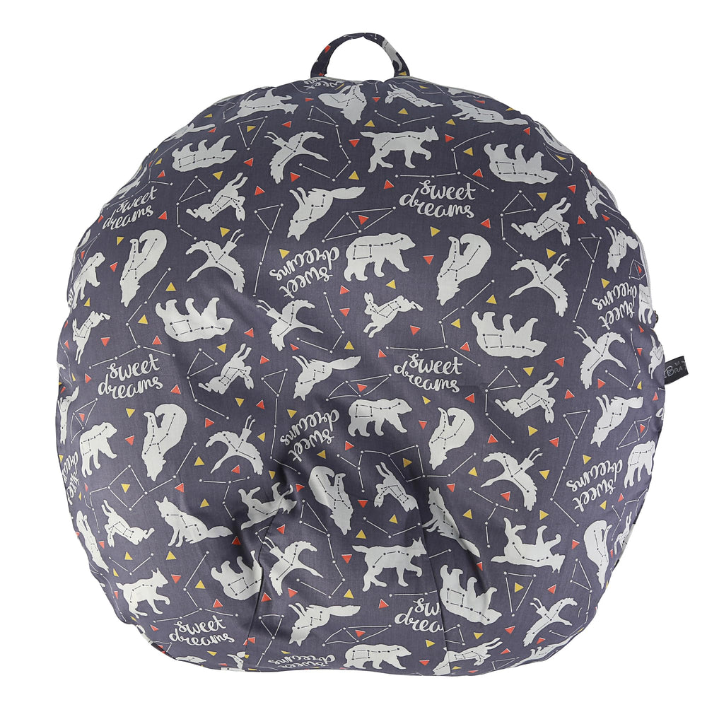 IBraFashion newborn lounger cover with zip closure for easy on-the-go protection.