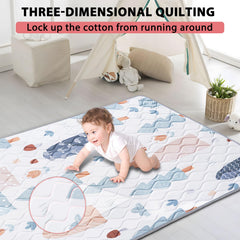 IBVIVIC baby play mat with educational colors and patterns for recognition