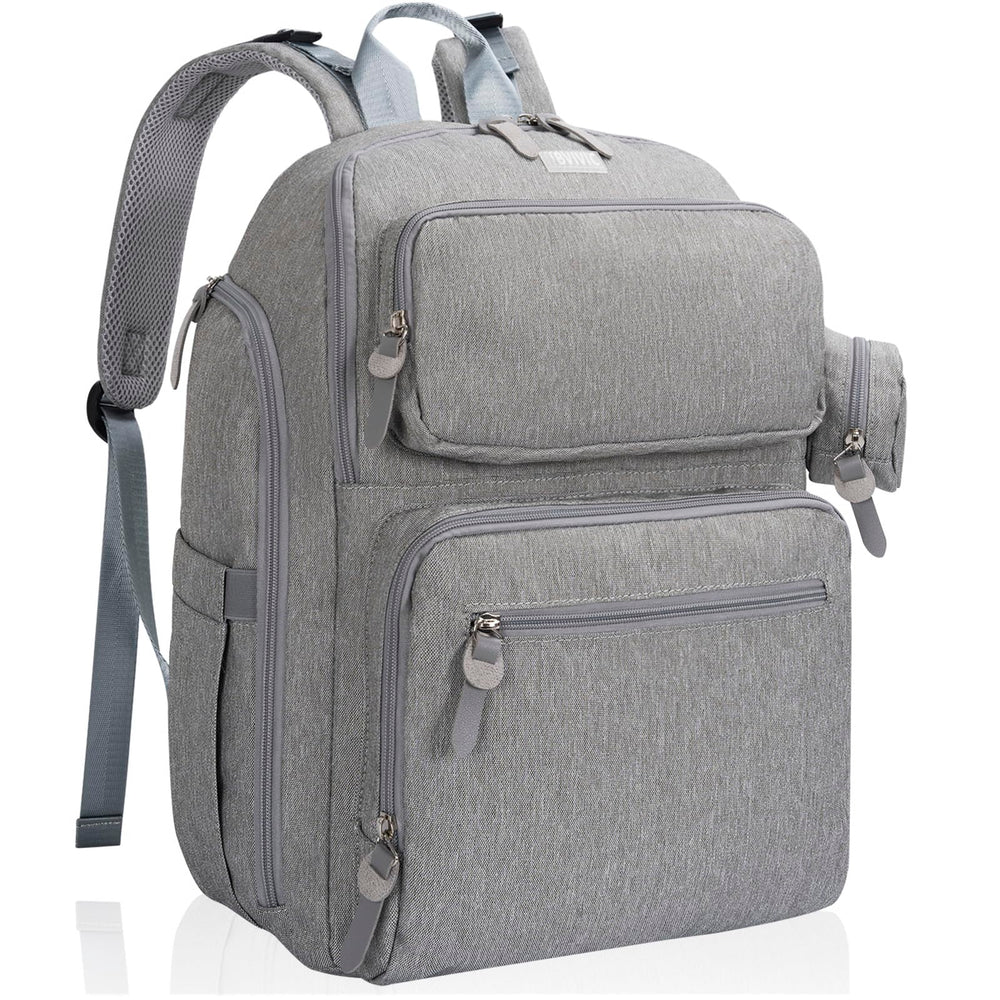 IBVIVIC diaper bag backpack highlighting spacious capacity for daily essentials.