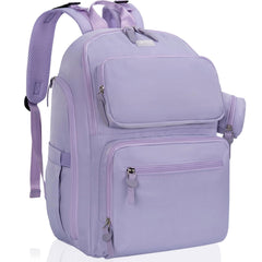 IBVIVIC diaper bag front view showing generous capacity for daily essentials.