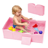 IceCTR collapsible baby bathtub for showers with space-saving design.