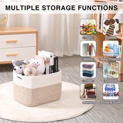 ICERZCZ toy storage basket perfect for organizing children's playroom