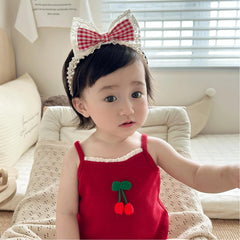 ICKEYOU bowknot lace headband showing delicate detail for photo moments