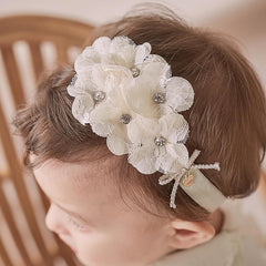 ICKEYOU newborn headband features soft cotton lining and stretch for comfy all-day wear.